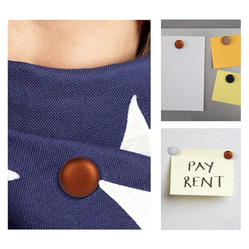 4 Pairs Premium Strong Hijab Magnetic Pins, No-Snag Multi-Use Hijab Magnets, Professional Pinless Magnetic Hijab Pins for Women Clothes Shirts Scarves