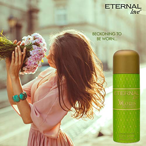 Eternal Love Eau De Parfum X-Louis For Women 100ml & Refreshing Perfumed Body Spray X-Louis For Women 200ml | Combo Set of Perfume & Deodorant Spray