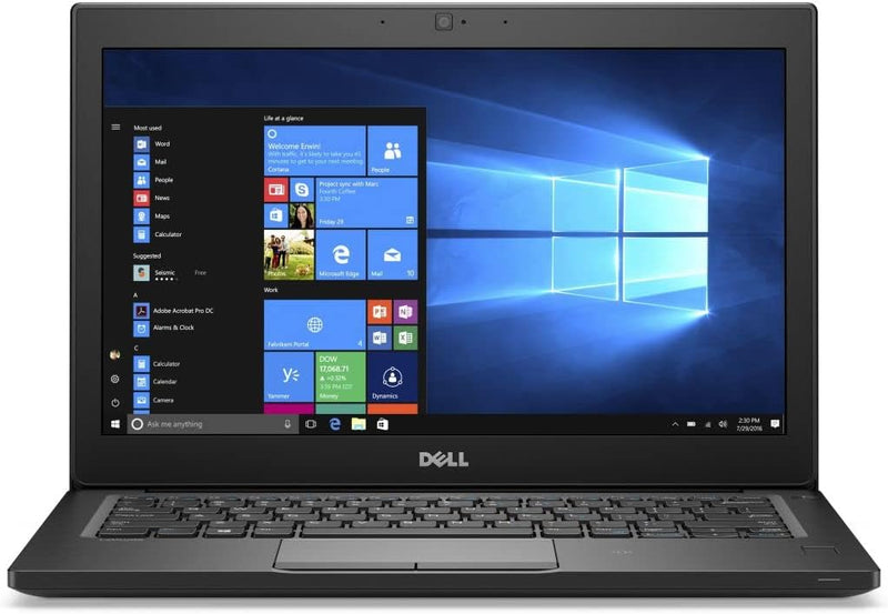 Dell (Refurbished) Latitude 7280 Business Notebook Laptop | Intel Core i7-7th Generation CPU | 8GB RAM | 256GB Solid State Drive (SSD) | 12.5 inch Display | Windows 10 Professional