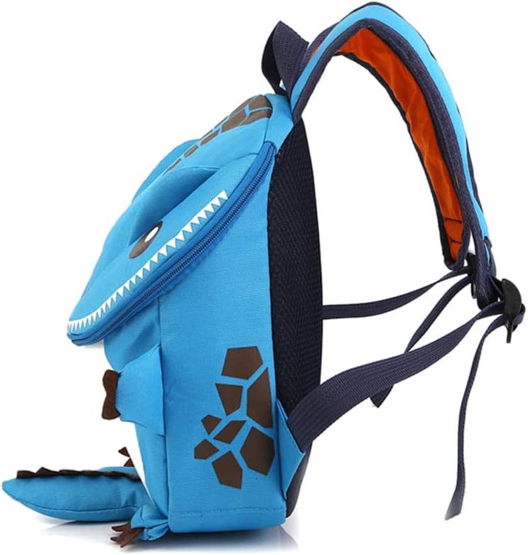 Kids School Backpack, Small Preschool Toddler 3D Dinosaur Kindergarten Features Padded Back Adjustable Strap Cute Lightweight Chest Strap for Boys Girls