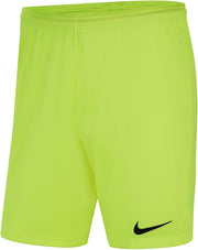 Men's Dri-fit Park 3 Football Shorts - Volt/(Black)