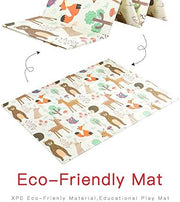 Non Slip BAby mat Portable baby playmat foldable XPE Baby Crawling Mat Thickening Environmental Protection Rug Playmat Double Surface Baby Carpet -180 * 200CM The design may vary