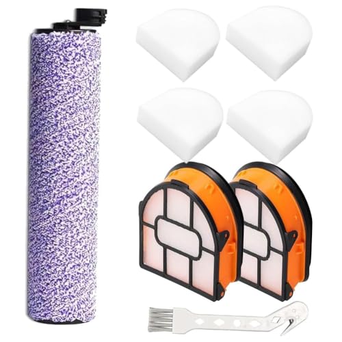 Ytaland Replacement Parts Accessories for Shark WDB1F2 for HydroVac XL 3-in-1 Vacuum Cleaner Replacement Parts, 1 Roller Brush, 2 Filters, 4 Filter Cotton