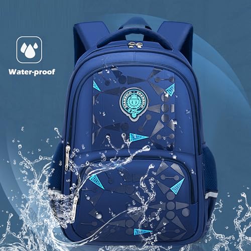 Nyganmelloz Kids Backpack Children School Bag Waterproof Book Bag Travel Bag Shoulder Bag Knapsack Outdoor Reflective Daypack for Boys -L…