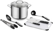 Cuisinart 744-24 Chef's Classic Stainless Stockpot with Cover, 6-Quart - Stockpot with Essential Tools