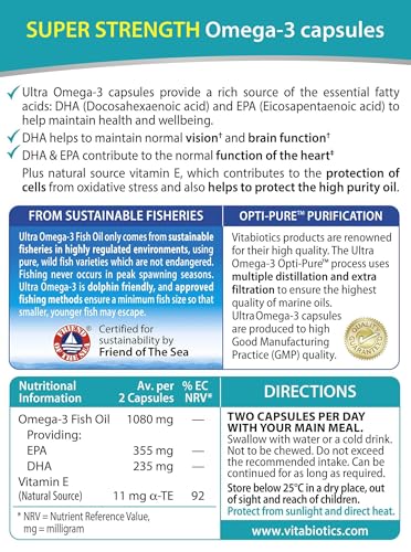 Vitabiotics Ultra Omega 3 - 60 Caps