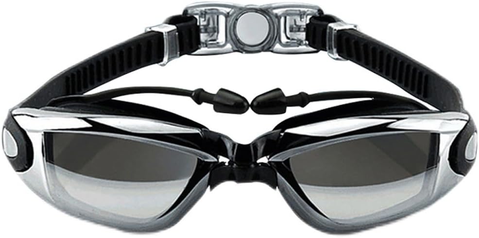 Uv Resistant Swimming Goggles, Anti Fog Lenses, Adjustable Strap, High-Definition Racing Goggles, Waterproof And Anti Fog