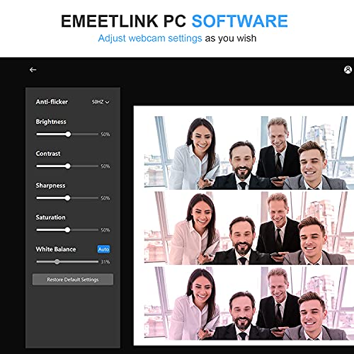 EMEET 1080P Webcam with Microphone, C960 Web Camera, 2 Mics Streaming Webcam, 90°FOV Computer Camera, Plug and Play USB Webcam for Online Calling/Conferencing, Zoom/Teams/Facetime/YouTube, Laptop/PC