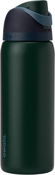FreeSip Insulated Stainless Steel Water Bottle with Straw for Sports, Travel, and School BPA-Free Sports Water Bottle, 24 oz, Strawberry Field - Lost Signal 32 Ounces