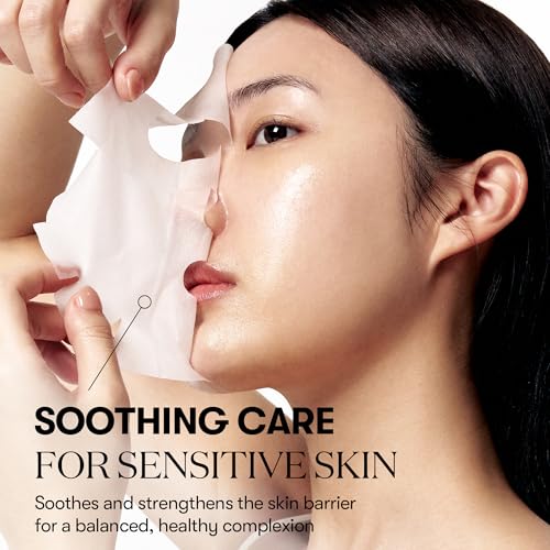 VT COSMETICS Daily Soothing Mask 30ea | Facial Sheet Mask for Moist & Hydrating, 30 Day Supply, Centella Asiatica Face Mask, Instant Calm & Glow, Korean Skincare
