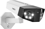 Reolink 4K Duo 2 PoE Security Camera System Home Outdoor IP Camera in 180 Degree Viewing AngleNo Blindspot Human,Vehicle,Pet Detection Color Night Vision Two Way Talk Up to 256GB microSD Card