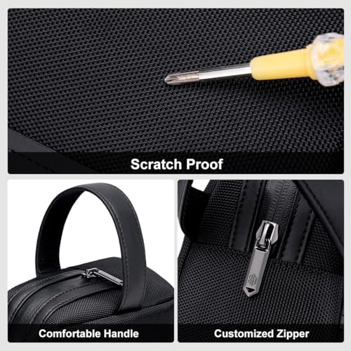 ah arctic hunter Men's Handbag Clutch Bag,Stylish and Durable Men's Carry-all Bag, Pouch Bag with Multiple Pockets Daily Use for Men