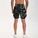 VITION Gym Shorts for Men, Men's Activewear Running Shorts,Drawstring Gym Shorts Men, 2 Layer Loose Athletic Shorts with 4 Pockets