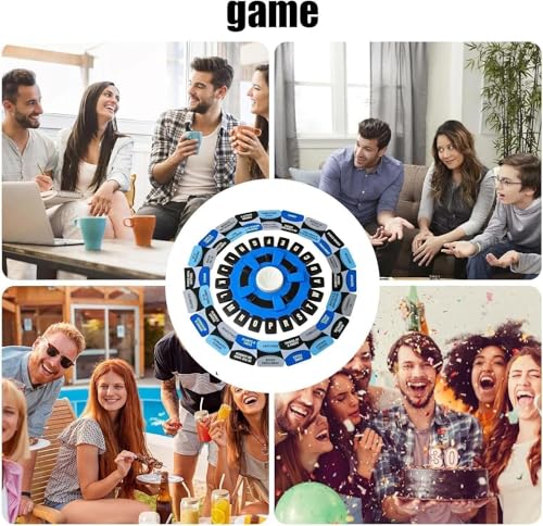 KALEDE® Word Game, Word Games, Quick Thinking Letter Pressing Game Fast-Paced Family Board Game Fun Word Puzzle and Learning Game for Adults Children and Families
