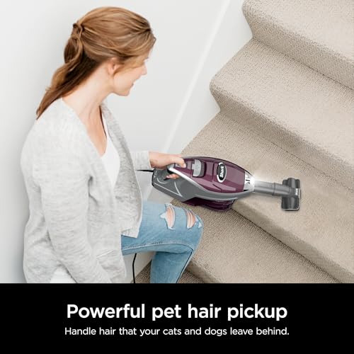 Shark Rocket Deluxepro Ultra Light Upright Corded Stick Vacuum One Size Bordeaux