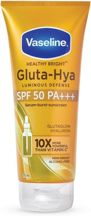 Gluta Hya - Antioxidant SPF 50 PA+++ Sunscreen for Face & Body Glutathione & Hyaluronic Acid infused Sunscreen 175 ML