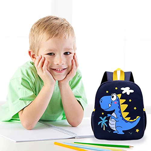NA NA Dinosaur School Bag, Kids Backpack, 3D Printed Cartoon School Bag, Kindergarten Preschool Rucksack, Boys Girls Bookbag