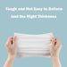 KASTWAVE Disposable Face Towel Travel Cotton Makeup Wipes Facial Cleansing, 100% Made of Cotton, Cotton Tissue Soft Towel, 100 Sheets 1Pack
