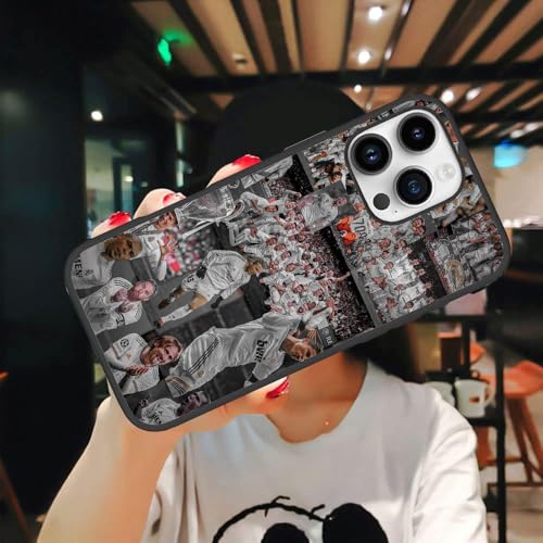 Silk Route Style 1 Real Madrid Players Design Mobile Back Cover for Apple iPhone 16 Pro, Multicolor