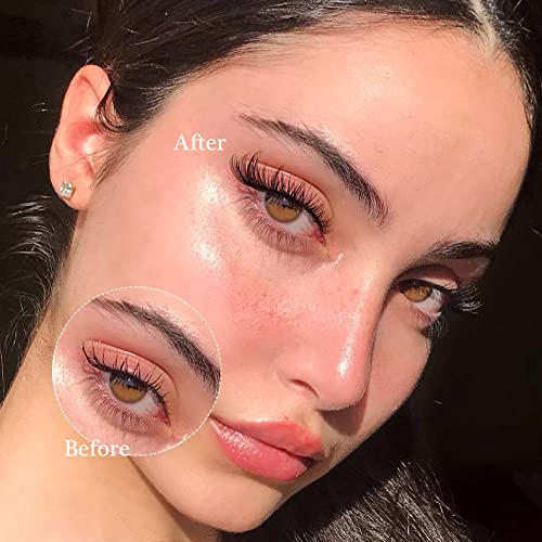 Focipeysa Lash Clusters 120pcs Cluster Lashes 8-16mm Wispy Individual Lashes Extensions Natural Look Lashes D Curl Fluffy Cluster Lashes DIY Eyelash Extension , Black, A03 8mm-16mm