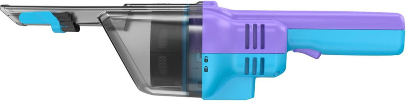 Cordless Handheld Dustbuster Vacuum, 7.2V, 2.0Ah Battery, 16AW Suction, Flip-Up Brush, Crevice Tool, Pet Hair Brush, Storage Base, Lively Lavender/Breeze Blue - NVD220BP-GB