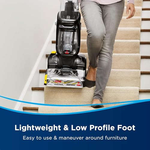BISSELL ProHeat 2X Revolution Cleanshot 2066E – Upright Carpet Cleaner with HeatWave Technology, Powerful Stain Removal, Large 10kg, Ideal for Tough Stains & Deep Cleaning | 2-Year BISSELL Warranty