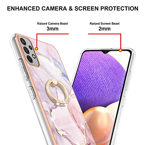 Samsung Galaxy A53 5G Case, Luxury Slim Fit Bumper Protective Shockproof Anti Scratch Non-Slip Cute Phone Cases Cover for Samsung Galaxy A53 5G (Rose Gold)