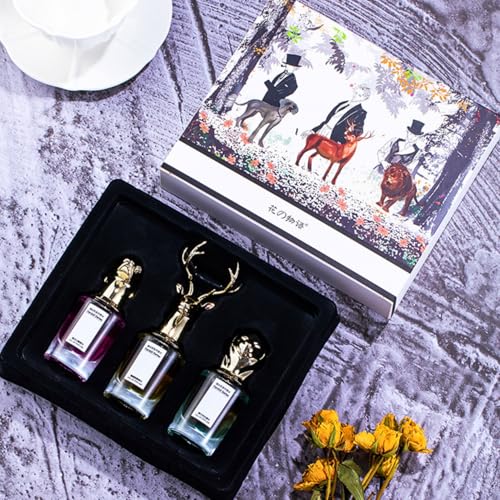 Men Perfume Set Eau De Parfum, Perfume Gift Set for Men, 3x25ml Long-Lasting Man Parfum Luxury Cologne Set for His Birthday, Dating, Fresh Fragrance Perfume Box Gift Set For Him, Husband, Boyfriend