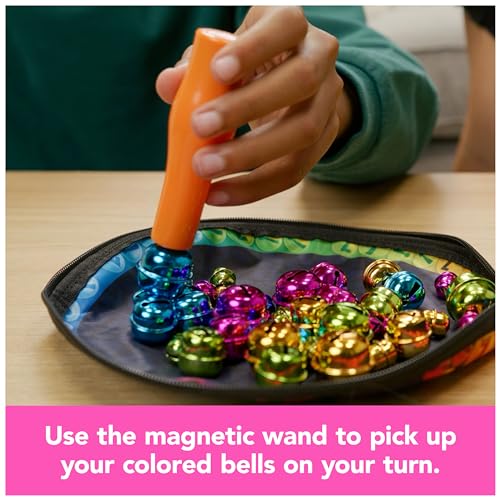Spin Master Games Bellz - The Attracting Magnetic Game for the Whole Family, with Practical Neoprene Bag for Playing on the Go, 2-4 Players from 6 Years