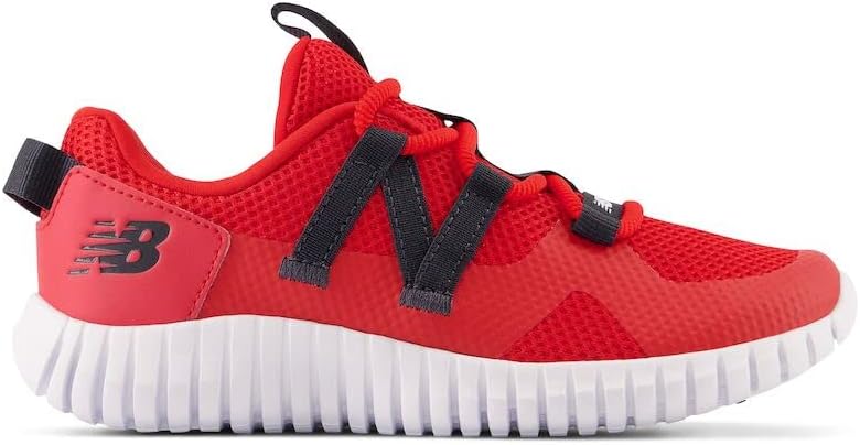 New Balance Kids’ Playgruv V2 Bungee, True Red/Phantom, 2 Infant