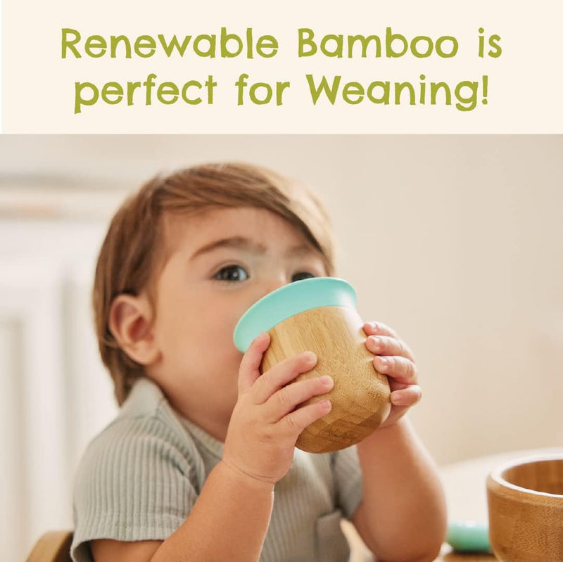Munchkin C’est Silicone! Open Training Cup with Straw for Babies and Toddlers 6 Months+ Ideal Transition Sippy Cup, Free Flow Sippy Cup to Straw Cup for Baby and Toddler weaning, 4oz / 120ml, Mint