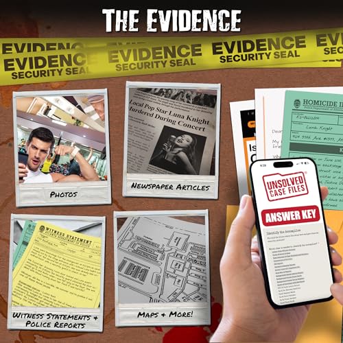 Unsolved Case Files Quick Play: Who Murdered Luna Knight? | Cold Case Murder Mystery Game