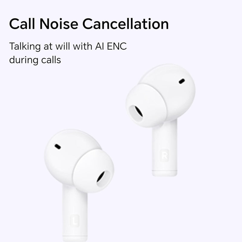 HONOR Choice Earbuds X7 Lite, 38 Hour Long Battery Life, Noice Cancelling, TWS Earphones, White