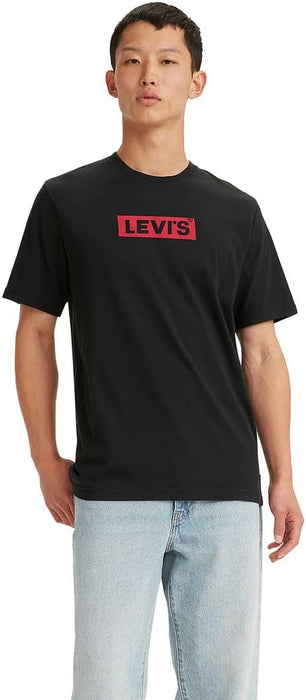 Levi's Mens Short Sleeve Relaxed Fit T-Shirt 16143-0198, Black, S