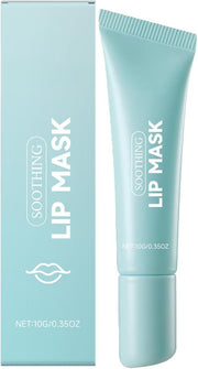 Soothing Prep Lip Mask, Peel Off Lip Care Gel with Cooling Feel, Lightweight Overnight Mask, Lasting Moisture and Deep Nourishment, Lip Care, Light and Non Stick