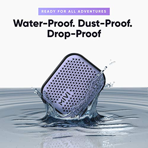 Mivi Roam 2 Bluetooth 5W Portable Speaker,24 Hours Playtime,Powerful Bass, Wireless Stereo Speaker with Studio Quality Sound,Waterproof, Bluetooth 5.0 and in-Built Mic with Voice Assistance-Black