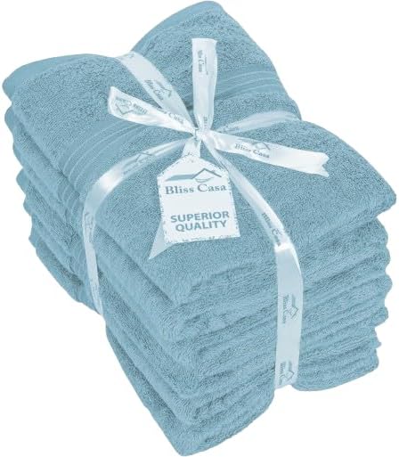 Bliss Casa - Luxury Hand Towels (40 x 70 cm) - 100% Combed Cotton, Ultra Soft and Highly Absorbent, Hotel & Spa Quality Hand Towels