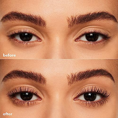 e.l.f. Lash 'N Roll Mascara, Curling Mascara for Visibly Lifted Eyelashes, Lifts and Separates Eyelashes. Long-Lasting Formula, Vegan & Cruelty-Free, Black, 9.2 g