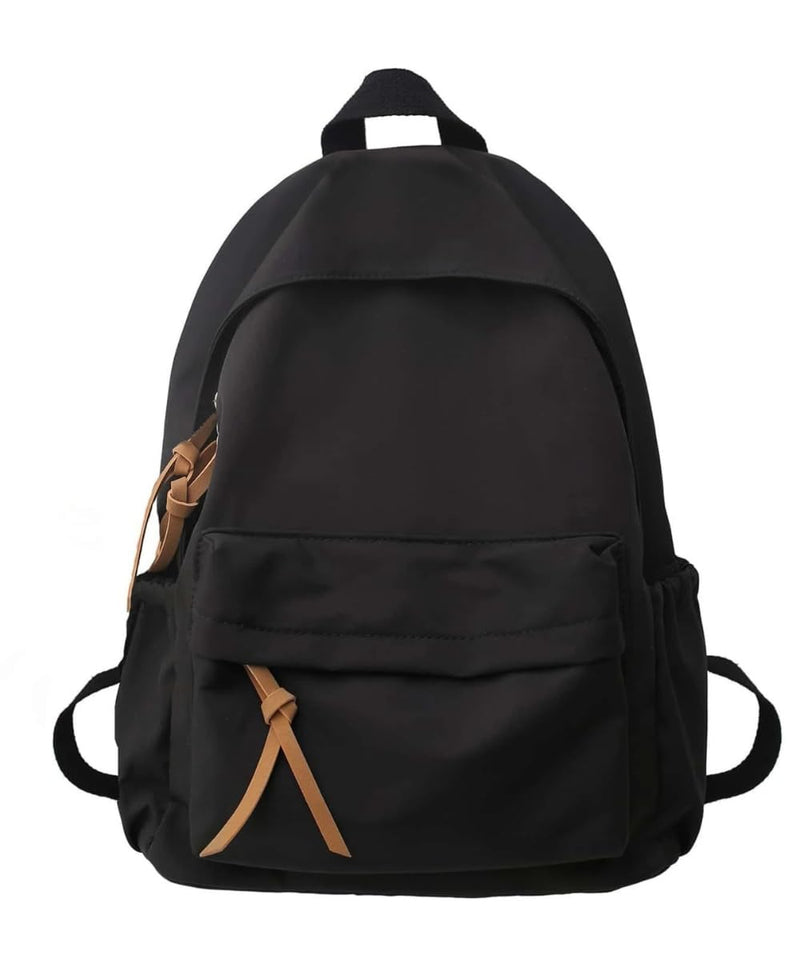 Glowic Unisex'S Standard Backpack For Men Women Boys Girls/Office School College Teens & Students (Wbag-64) (Black)