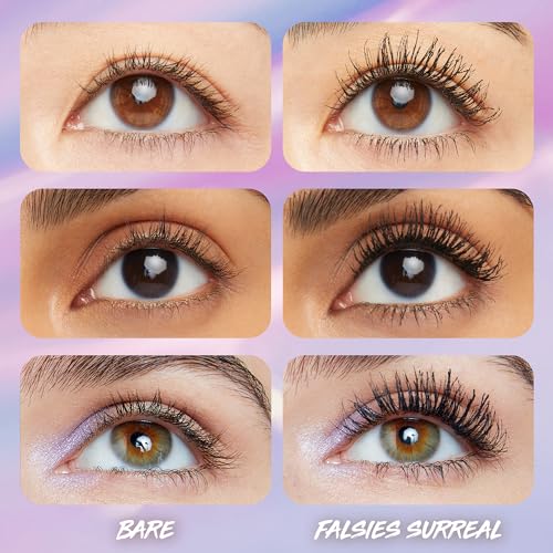 Maybelline Extension Mascara, Salon-Like Extension, Length & Volume, Long-Lasting 24H Buildable Formula, The Falsies Surreal, Black