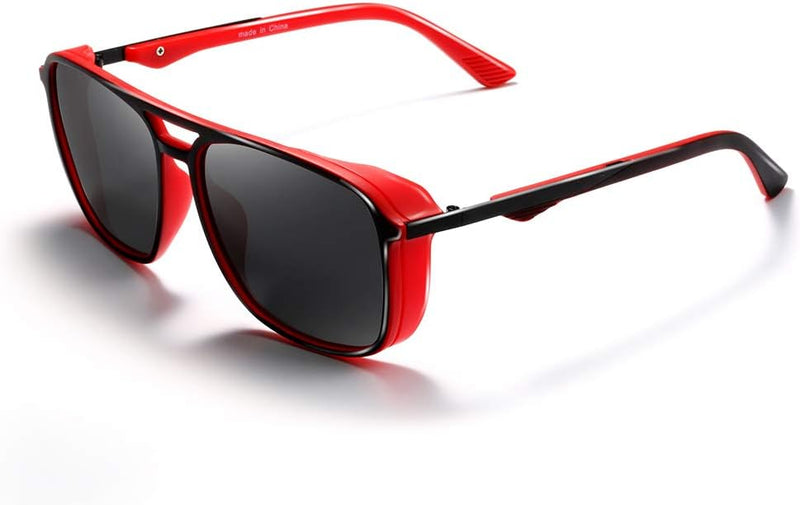 Kimorn Polarized Sunglasses For Men Square Frame Unisex Outdoor Sports Goggle Classic K0623