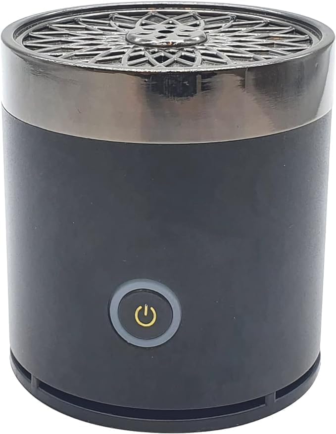 Electric Mini Bakhoor Burner, Portable Car Aroma Diffuser, Black