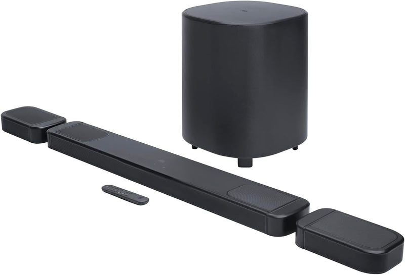 JBL Cinema SB550-3.1 Channel Soundbar with 250W Dolby Audio, Wireless 5.25 Subwoofer, HDMI ARC, Optical & Bluetooth Streaming, JBLSB550BLKUK, Black - JBLBAR1000M2