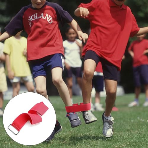 Rayyan Team Games Kids,3 Legged Race Bands,Three Legged Race Game Elastic Tie Straps for Relay Race Game, Carnival, Field Day, Backyard Indoor Outdoor Team Building Game Kids Party Supplies,14 Pack