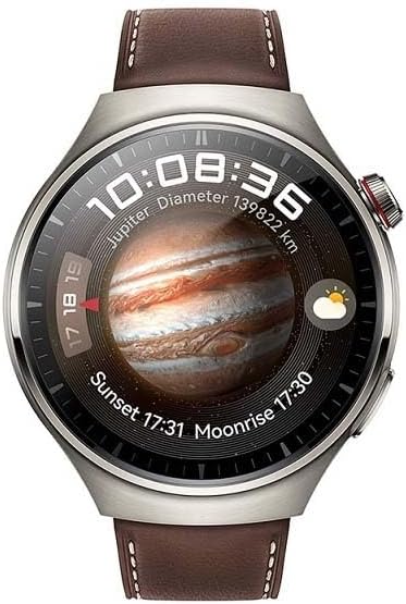 Haino Teko Germany RW 32 Round Smart Watch with 3 set Strap and Wireless Charger For Mens and Boys (Silver)