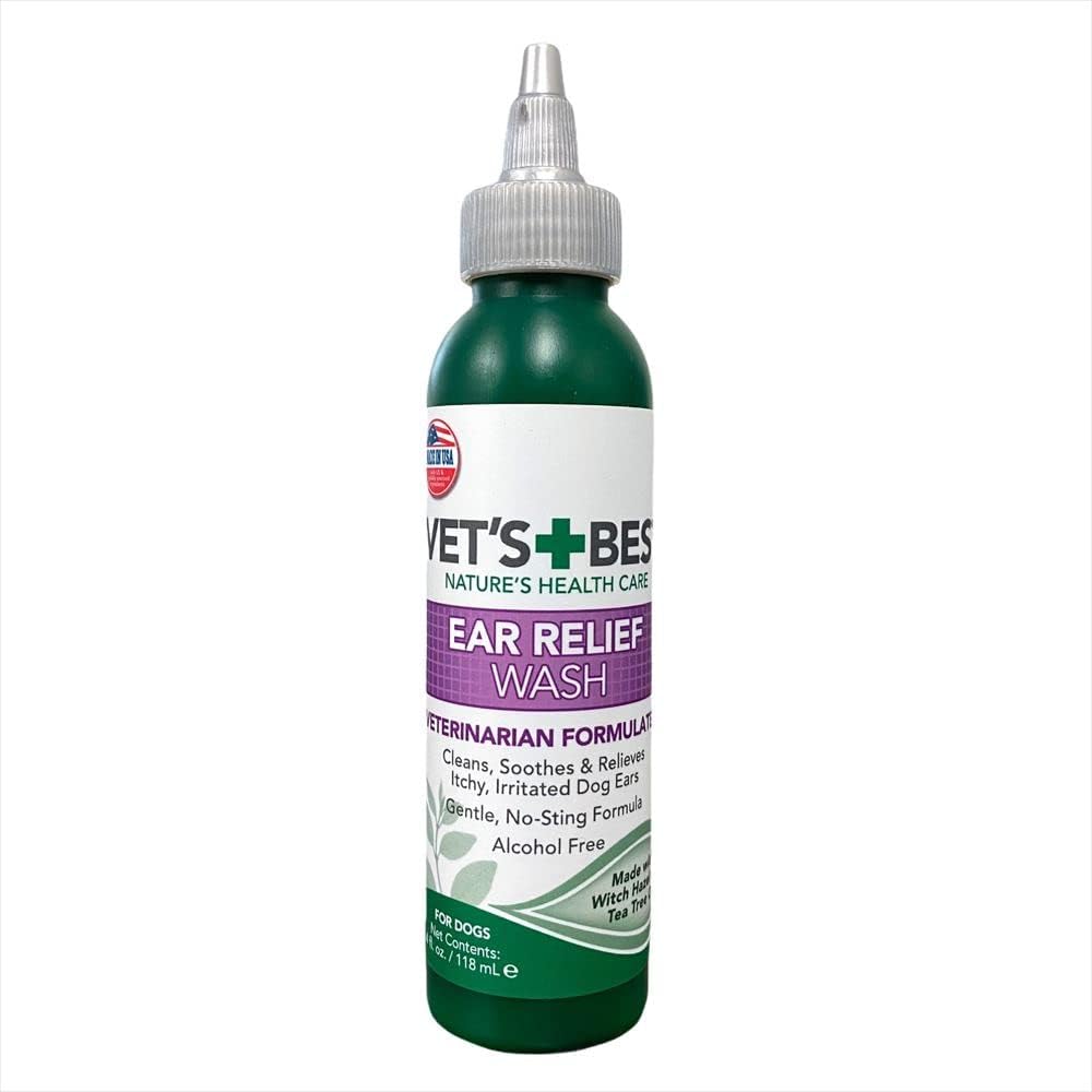 Vet's Best Ear Relief Wash For Dogs, 4 Oz, White – image 1