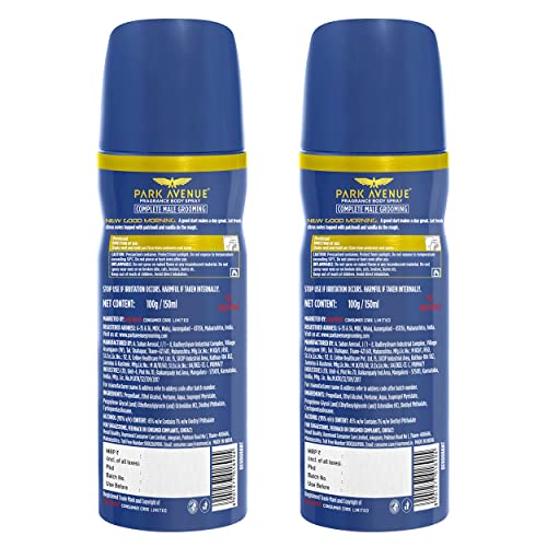 Park Avenue Good Morning Combo pack of 2 Perfume For Men Fresh Long Lasting Fragrance Super saver pack 300ml