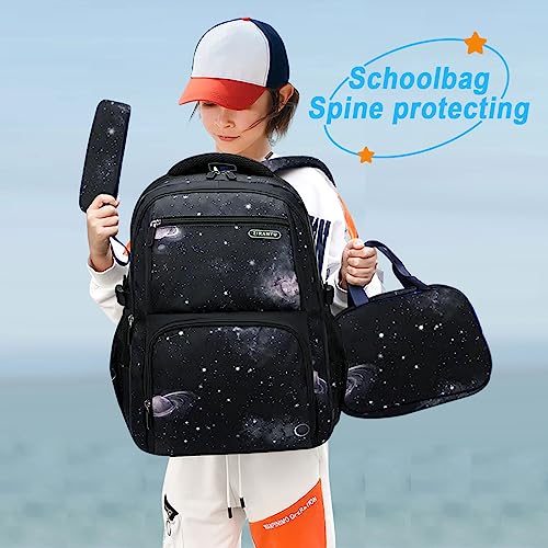URbazaar Boy Starry Sky Printed Primary Junior High University School Bag Bookbag,Backpack,Casual Shoulder Bag Travel Rucksack
