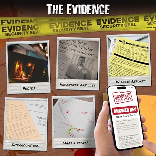 Unsolved Case Files: Cold Case Murder Mystery Game: Who Murdered Harmony Ashcroft? | Can You Solve The Crime?