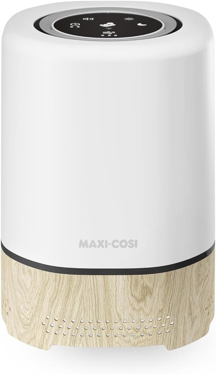 Maxi-Cosi See Baby Monitor Pro with CryAssist AI Cry Translation, PTZ Technology, 2K HD Camera, Wireless, White, 2 Year Warranty